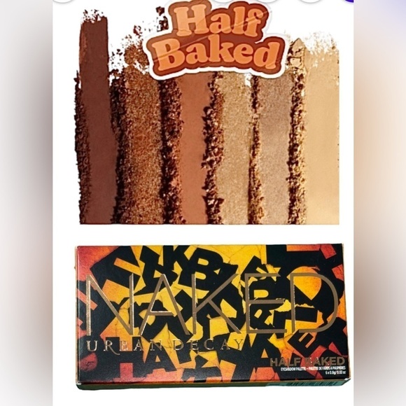 URBAN DECAY NAKED HALF BAKED MINI EYESHADOW PALETTE RICH PIGMENTED SIZE 0.12 OZ - Picture 3 of 7